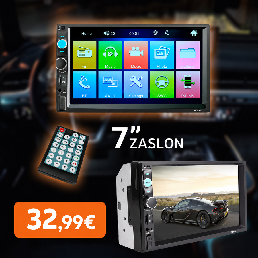 2-DIN AVTOEKRAN RADIO