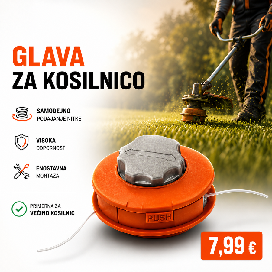 Avtomatska glava za kosilnico