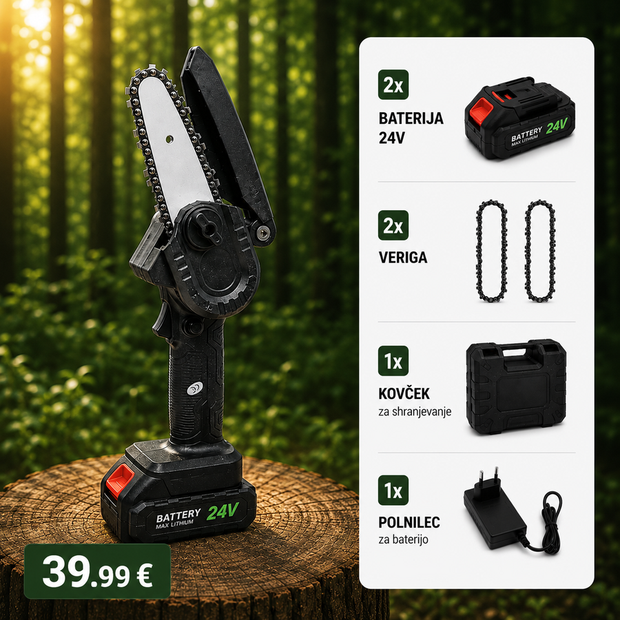 Akumulatorska žaga 24V