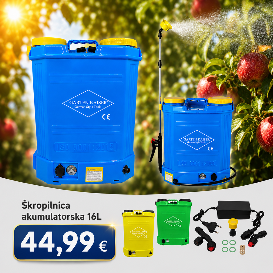 Škropilnica akumulatorska 16L