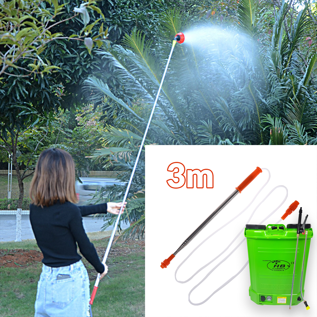 Teleskopska palica 3m za aku škropilnico