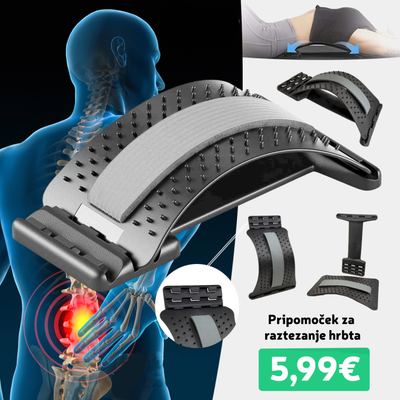 Pripomoček za raztezanje hrbta