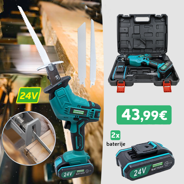 Akumulatorska sabljasta žaga 24V